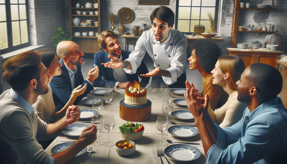 Feedback Compass Image - Person Tasting Food