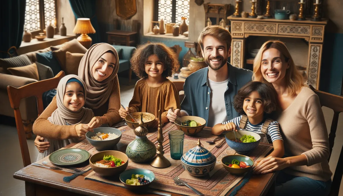 Joy of Satisfaction Image - Happy Family Eating